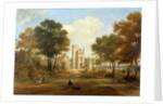 The Entrance to Beaufront Castle, 1845 by John Wilson Carmichael