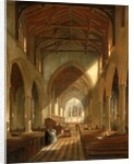 Interior of St. Peter's Church, Newcastle upon Tyne by John Wilson Carmichael