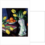 Yellow Tulips and Statuette by Samuel John Peploe