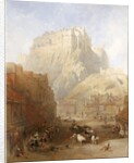 Edinburgh Castle from the Grassmarket, 1837 by David Roberts