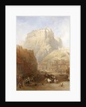 Edinburgh Castle from the Grassmarket, 1837 by David Roberts
