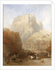 Edinburgh Castle from the Grassmarket, 1837 by David Roberts
