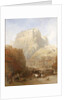 Edinburgh Castle from the Grassmarket, 1837 by David Roberts