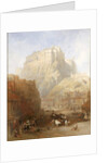Edinburgh Castle from the Grassmarket, 1837 by David Roberts