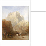 Edinburgh Castle from the Grassmarket, 1837 by David Roberts