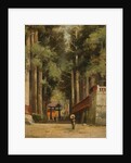 Avenue of Cryptomeria Leading to the Temple of Fiaharajinshu, Nikko, Japan, 1890 by John Jnr. Varley