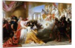 Athaliah's Dismay at the Coronation of Joash, c.1858 by Solomon Alexander Hart