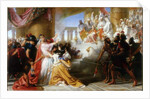 Athaliah's Dismay at the Coronation of Joash, c.1858 by Solomon Alexander Hart