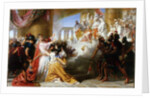 Athaliah's Dismay at the Coronation of Joash, c.1858 by Solomon Alexander Hart