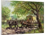 Two Horses and a Caravan by John Falconar Slater