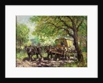 Two Horses and a Caravan by John Falconar Slater