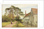 Igtham Moat, Kent, c.1868 by Benjamin Williams Leader