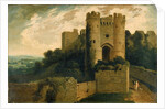View of the Entrance of Carisbrooke Castle, Isle of Wight, 1815 by John Martin