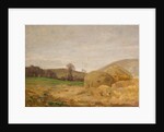 Landscape with Haystacks by Benjamin Haughton