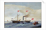The Steam Tug 'Alfred' off Tynemouth, c.1856 by John Scott