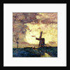 Windmill and Dyke by William Kiddier