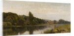 Summertime on the Thames, Bisham Church and Abbey, c.1875 by John Surtees