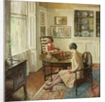 A Lesson in Chess, 1931-c.1933 by Allan Douglass Mainds