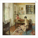 A Lesson in Chess, 1931-c.1933 by Allan Douglass Mainds