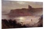 Moonlight - Tynemouth Priory, c.1922 by Robert Jobling