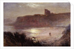 Moonlight - Tynemouth Priory, c.1922 by Robert Jobling