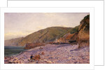 Among the Shingle at Clovelly, 1864 by Charles Napier Hemy