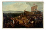 Fair on the Town Moor, Newcastle, c.1810 by John Glen Wilson