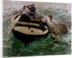 Hauling in Lobster Pots by Charles Napier Hemy