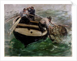 Hauling in Lobster Pots by Charles Napier Hemy