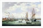 The Opening of Tyne Dock, 1859 by John Scott