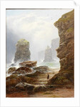 The Cliffs at Marsden Bay by George Blackie Sticks