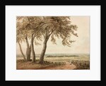 View from Polesden, Surrey, 1800 by John Varley