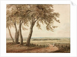 View from Polesden, Surrey, 1800 by John Varley