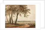 View from Polesden, Surrey, 1800 by John Varley