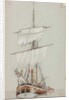 Study of a Sailing Ship by John Wilson Carmichael