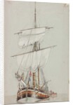 Study of a Sailing Ship by John Wilson Carmichael