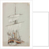 Study of a Sailing Ship by John Wilson Carmichael