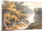 Landscape with Waterfall by Francis Towne