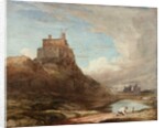 View of Holy Island Castle by John Varley