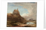 View of Holy Island Castle by John Varley