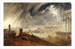 Design for the Seventh Plague of Egypt by John Martin