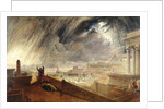 Design for the Seventh Plague of Egypt by John Martin