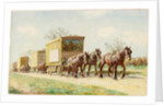 Travelling Menagerie on the Road by John Atkinson
