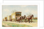 Travelling Menagerie on the Road by John Atkinson