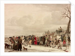 Skating, 1810 by John Augustus Atkinson