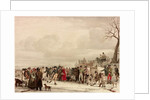 Skating, 1810 by John Augustus Atkinson