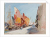 Chioggia, Boats at Quay by Hercules Brabazon Brabazon