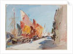 Chioggia, Boats at Quay by Hercules Brabazon Brabazon