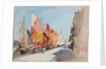 Chioggia, Boats at Quay by Hercules Brabazon Brabazon