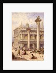 Library of St Mark's Square, Venice, 1868 by Myles Birket Foster
